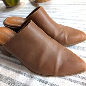 Madden Girl open-back heeled mules